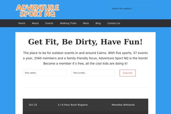 Generate Pro theme site design template sample