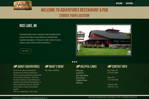 adventuresrestaurants.com site used Portico-hd