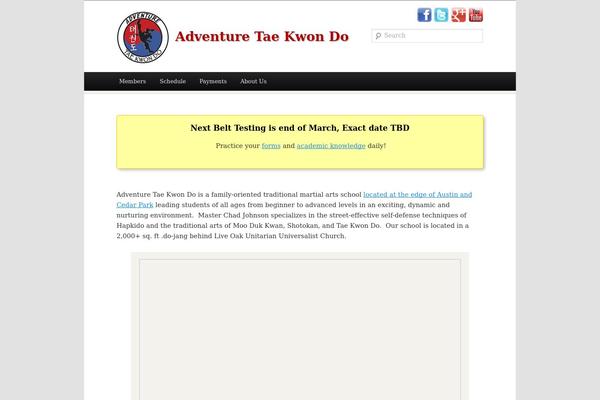 Duster theme site design template sample