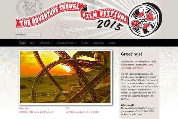 Silverscreen theme site design template sample