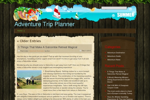 Courtyard theme site design template sample