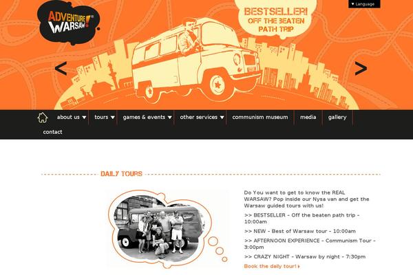 Ark-child theme site design template sample