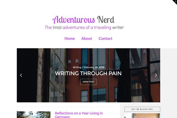 Site using About The Autor plugin