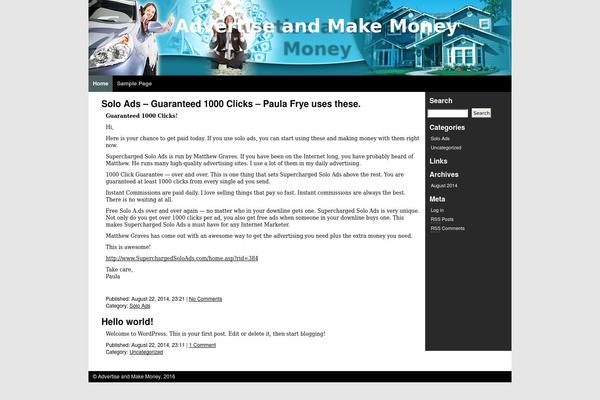 adverblast.com site used Gvotheme