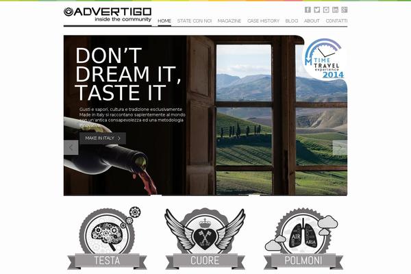 Albedo theme site design template sample