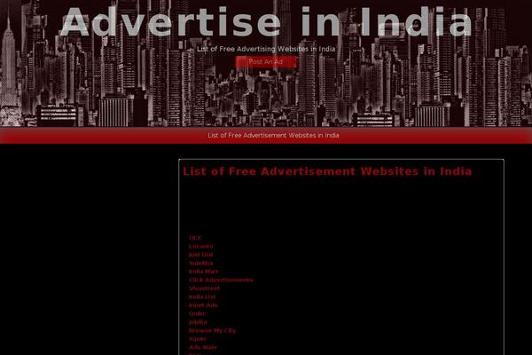 Gradiant theme site design template sample