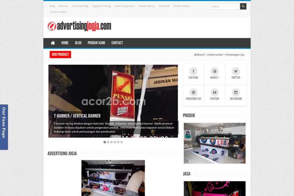 GoBlog theme site design template sample
