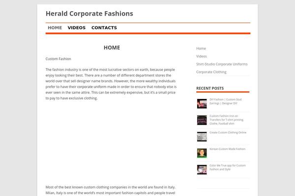 Flexy theme site design template sample