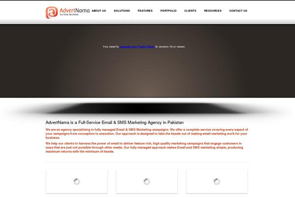 Sansation theme site design template sample