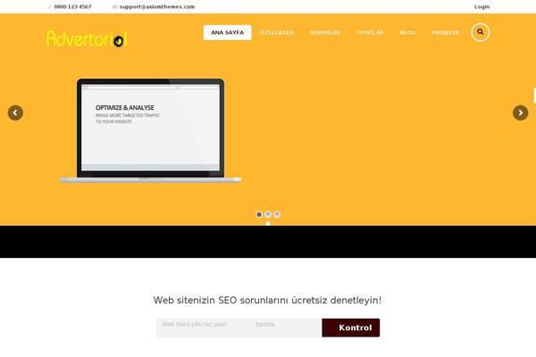Smartseo theme site design template sample