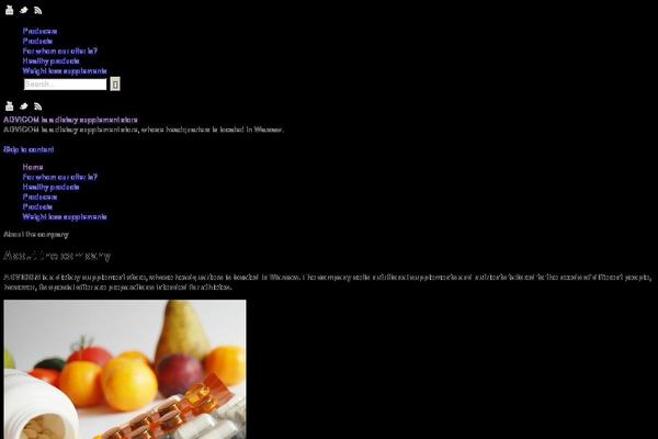 Nirvana theme site design template sample