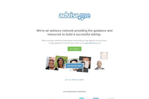 advise.me site used Advice