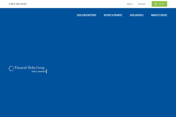 Advisor theme site design template sample