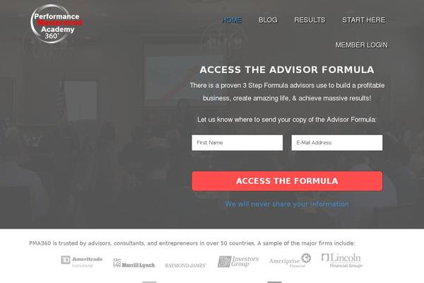 advisormarketingpractices.com site used Millionaireseries