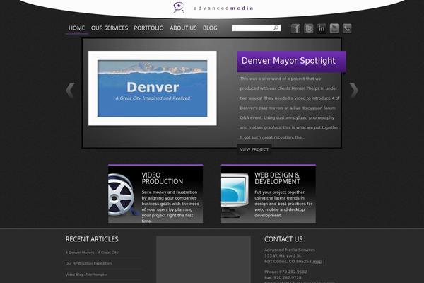 Ams theme site design template sample