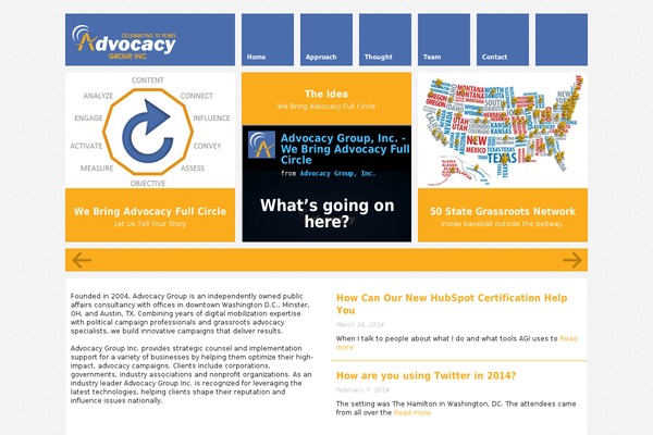 advocacygroupinc.com site used Metro