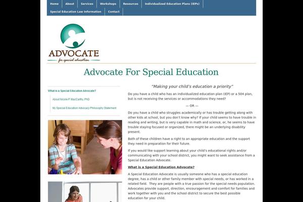 Academica theme site design template sample