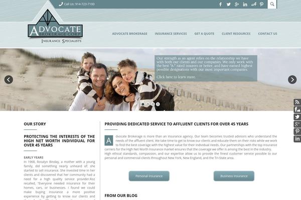 Norma theme site design template sample