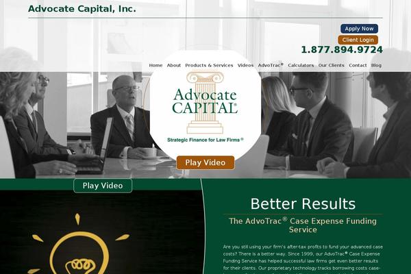 AdvocateMain theme websites examples