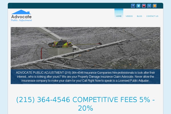 advocatepublicadjustment.com site used D5-corporate-extend