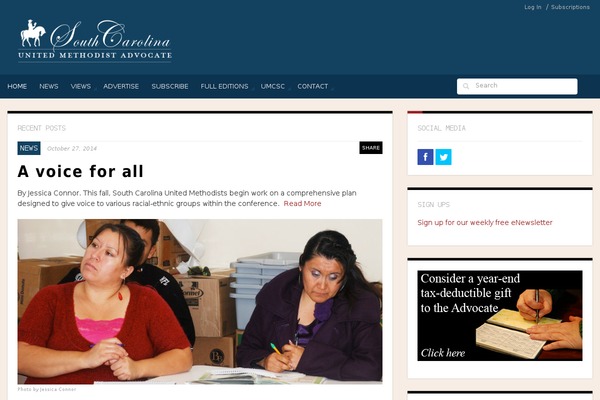 CrossRoad theme site design template sample