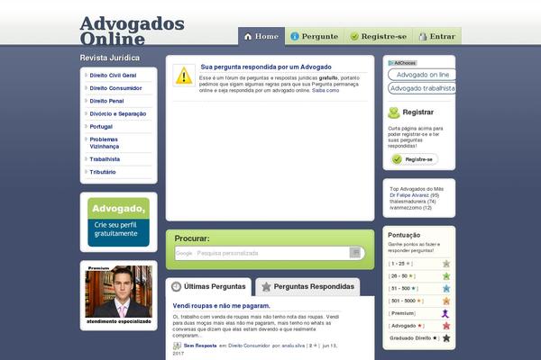 advogadoonline.net site used Instant-qa