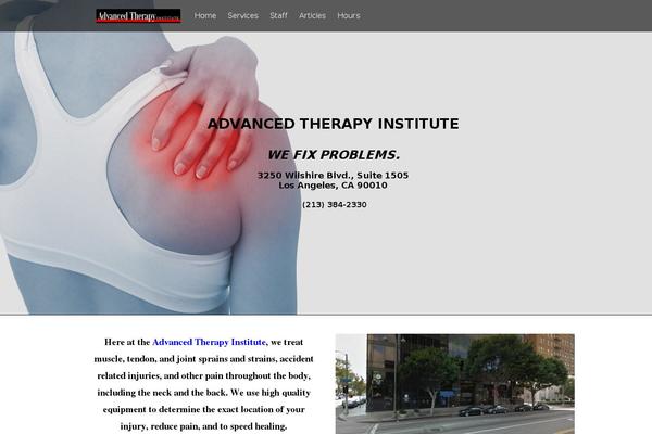 Tesseract theme site design template sample