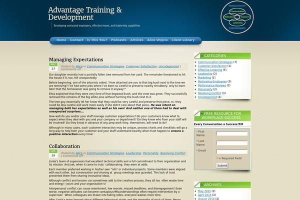 Arclite theme site design template sample