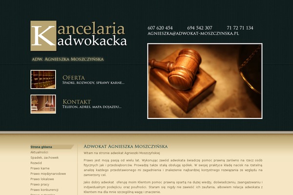 Adw theme site design template sample