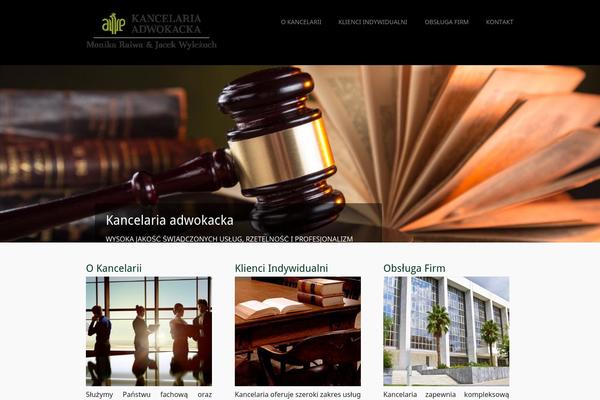 WP Jurist theme site design template sample