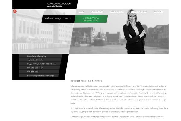 Kancelaria theme site design template sample