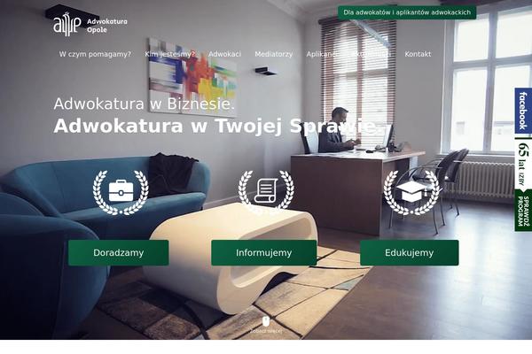 Ora theme site design template sample
