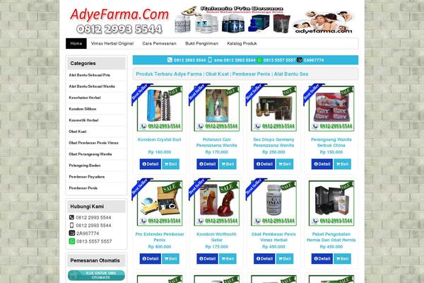 WP-Grosir theme site design template sample