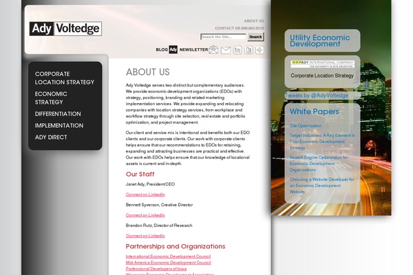Bones theme site design template sample