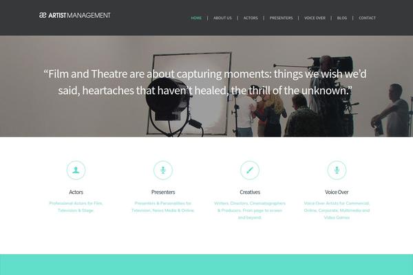 Klaus theme site design template sample