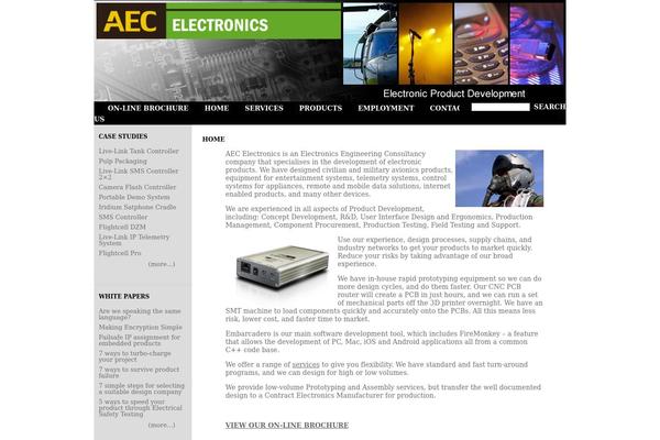 aec-electronics.co.nz site used Theme5