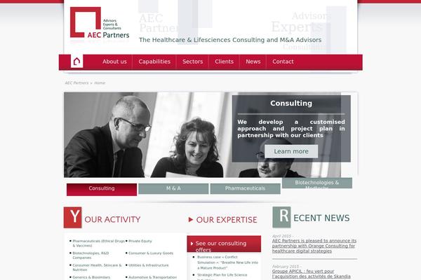 Aec theme site design template sample