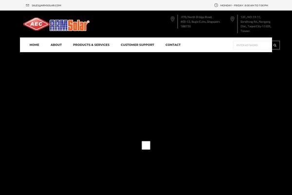 Tanj theme site design template sample