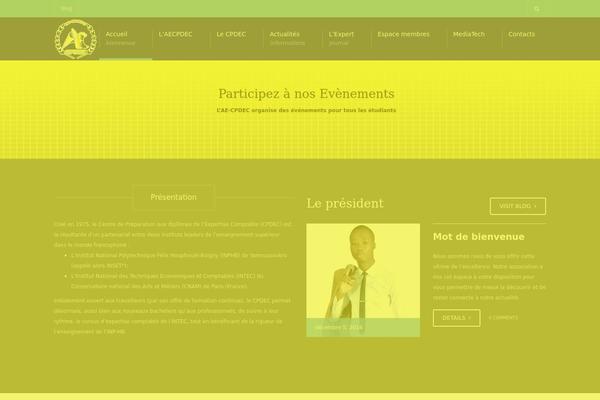 University theme site design template sample