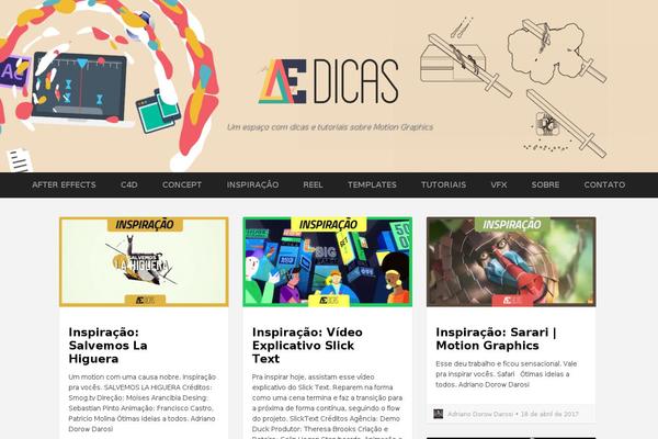 Site using Meks ThemeForest Smart Widget plugin