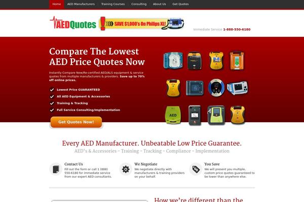 JustLanded theme site design template sample