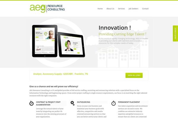 Extensio theme site design template sample