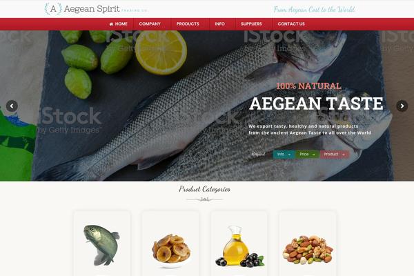 Bazaar theme site design template sample