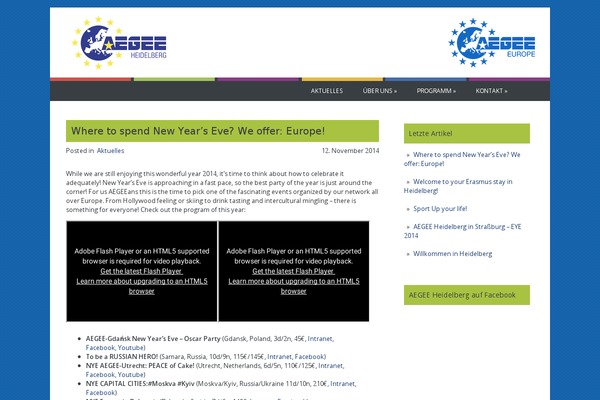 aegee-heidelberg.de site used Aegee
