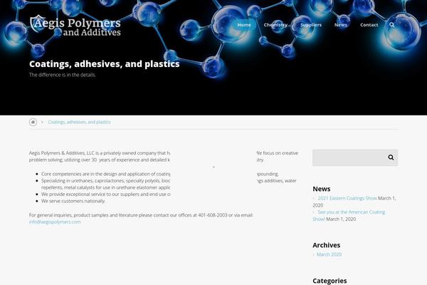 aegispolymers.com site used Nexus