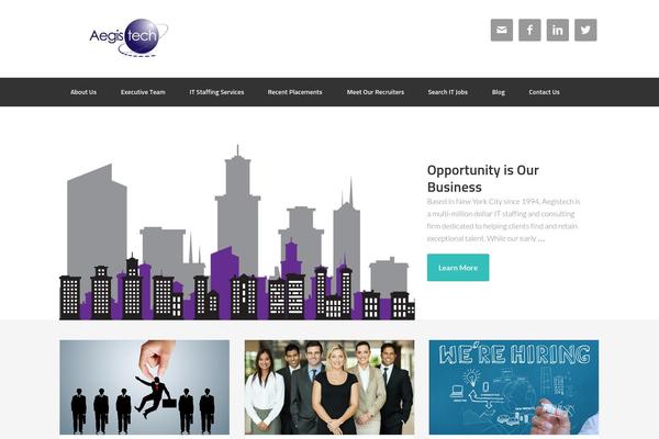Enterprise Pro theme site design template sample