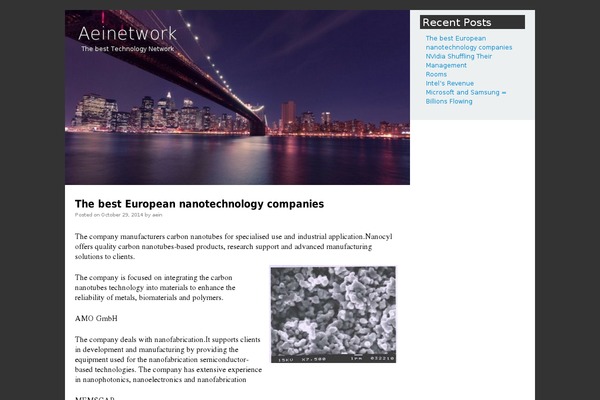 Seismic Manhattan theme site design template sample