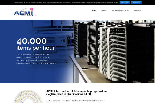 Shadow theme site design template sample