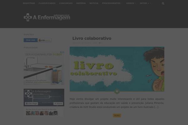 Anew theme site design template sample