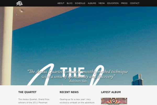 Aeolus theme site design template sample